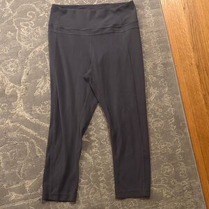 Lululemon Cropped Gray Leggings